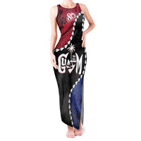 Personalized Guam 80th Anniversary Liberation Day Tank Maxi Dress Tano I Man Chamoru Since 1944 LT9 Women Black - Polynesian Pride