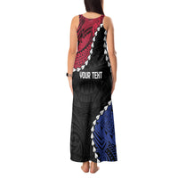 Personalized Guam 80th Anniversary Liberation Day Tank Maxi Dress Tano I Man Chamoru Since 1944 LT9 - Polynesian Pride