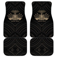 Personalized Haiti First Black Republic Car Mats Negre Marron With Map And Flag LT9 - Polynesian Pride