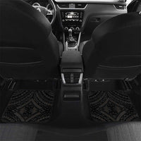 Personalized Haiti First Black Republic Car Mats Negre Marron With Map And Flag LT9 Set 2pcs - Back Black - Polynesian Pride