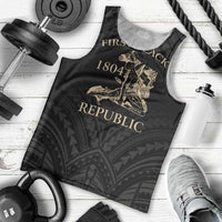 Personalized Haiti First Black Republic Men Tank Top Negre Marron With Map And Flag LT9 - Polynesian Pride