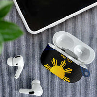 Personalized Philippines AirPods Case Polynesian Tribal Tattoo with Filipino Flag Motif LT9 - Polynesian Pride