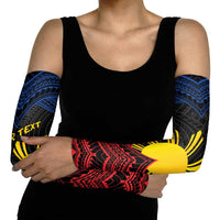 Personalized Philippines Arm Sleeves Polynesian Tribal Tattoo with Filipino Flag Motif - Polynesian Pride