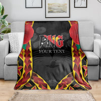 Personalised Papua New Guinea Remembrance Day Blanket LT9 - Polynesian Pride