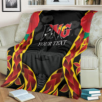 Personalised Papua New Guinea Remembrance Day Blanket LT9 - Polynesian Pride