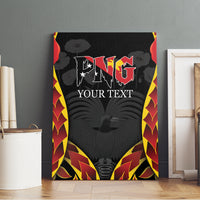 Personalised Papua New Guinea Remembrance Day Canvas Wall Art LT9 - Polynesian Pride