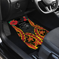 Personalised Papua New Guinea Remembrance Day Car Mats LT9 - Polynesian Pride