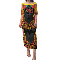 Personalised Papua New Guinea Remembrance Day Family Matching Puletasi and Hawaiian Shirt LT9 Mom's Dress Red - Polynesian Pride