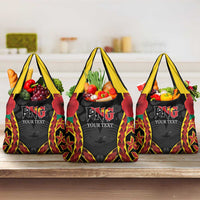 Personalised Papua New Guinea Remembrance Day Grocery Bag LT9 3-pack One Size Red - Polynesian Pride