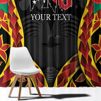Personalised Papua New Guinea Remembrance Day Window Curtain LT9 - Polynesian Pride