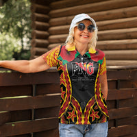 Personalised Papua New Guinea Remembrance Day Women Polo Shirt