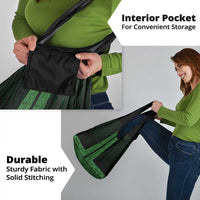 New Zealand Maori Kowhaiwhai Grocery Bag Kakariki Maui and Mangopare