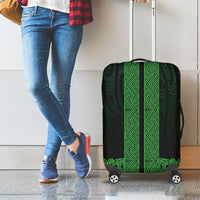 New Zealand Maori Kowhaiwhai Luggage Cover Kakariki Maui and Mangopare