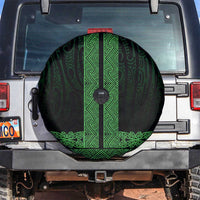 New Zealand Maori Kowhaiwhai Spare Tire Cover Kakariki Maui and Mangopare