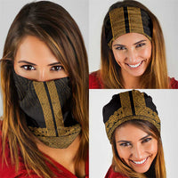 New Zealand Maori Kowhaiwhai Neck Gaiter Karaka Maui and Mangopare - Polynesian Pride