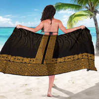 New Zealand Maori Kowhaiwhai Sarong Karaka Maui and Mangopare
