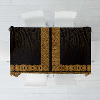 New Zealand Maori Kowhaiwhai Tablecloth Karaka Maui and Mangopare