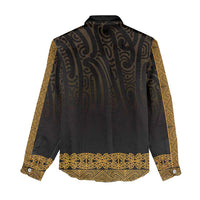 New Zealand Maori Kowhaiwhai Women Casual Shirt Karaka Maui and Mangopare