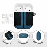 New Zealand Maori Kowhaiwhai AirPods Case Kikorangi Maui and Mangopare - Polynesian Pride