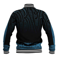 New Zealand Maori Kowhaiwhai Baseball Jacket Kikorangi Maui and Mangopare