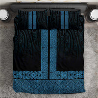 New Zealand Maori Kowhaiwhai Bedding Set Kikorangi Maui and Mangopare