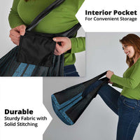 New Zealand Maori Kowhaiwhai Grocery Bag Kikorangi Maui and Mangopare