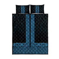 New Zealand Maori Kowhaiwhai Quilt Bed Set Kikorangi Maui and Mangopare