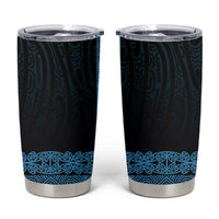New Zealand Maori Kowhaiwhai Tumbler Cup Kikorangi Maui and Mangopare