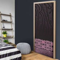 New Zealand Maori Kowhaiwhai Door Cover Mawhero Maui and Mangopare - Polynesian Pride