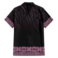 New Zealand Maori Kowhaiwhai Family Matching Puletasi and Hawaiian Shirt Mawhero Maui and Mangopare