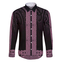 New Zealand Maori Kowhaiwhai Family Matching Puletasi and Hawaiian Shirt Mawhero Maui and Mangopare