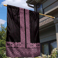 New Zealand Maori Kowhaiwhai Garden Flag Mawhero Maui and Mangopare
