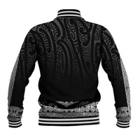 New Zealand Maori Kowhaiwhai Baseball Jacket Pango Maui and Mangopare
