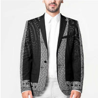 New Zealand Maori Kowhaiwhai Blazer Pango Maui and Mangopare - Polynesian Pride