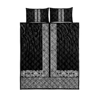 New Zealand Maori Kowhaiwhai Quilt Bed Set Pango Maui and Mangopare