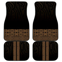 New Zealand Maori Kowhaiwhai Car Mats Parauri Maui and Mangopare