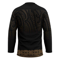 New Zealand Maori Kowhaiwhai Hockey Jersey Parauri Maui and Mangopare LT9 - Polynesian Pride