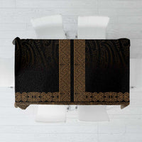 New Zealand Maori Kowhaiwhai Tablecloth Parauri Maui and Mangopare