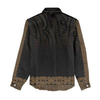 New Zealand Maori Kowhaiwhai Women Casual Shirt Parauri Maui and Mangopare