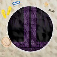 New Zealand Maori Kowhaiwhai Beach Blanket Waiporoporo Maui and Mangopare