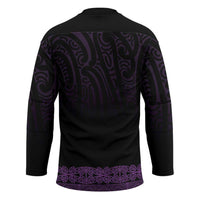New Zealand Maori Kowhaiwhai Hockey Jersey Waiporoporo Maui and Mangopare LT9 - Polynesian Pride