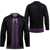 New Zealand Maori Kowhaiwhai Hockey Jersey Waiporoporo Maui and Mangopare LT9 - Polynesian Pride