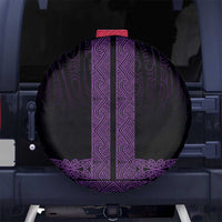 New Zealand Maori Kowhaiwhai Spare Tire Cover Waiporoporo Maui and Mangopare