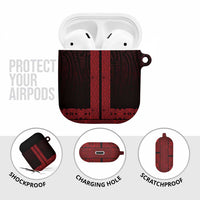 New Zealand Maori Kowhaiwhai AirPods Case Whero Maui and Mangopare - Polynesian Pride