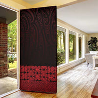 New Zealand Maori Kowhaiwhai Door Cover Whero Maui and Mangopare - Polynesian Pride