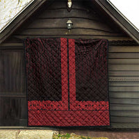 New Zealand Maori Kowhaiwhai Quilt Whero Maui and Mangopare