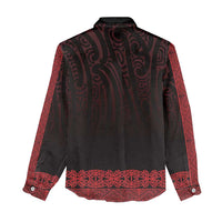 New Zealand Maori Kowhaiwhai Women Casual Shirt Whero Maui and Mangopare