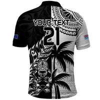 Custom Fiji New Zealand Polo Shirt Maori mix Tapa Pattern Version LT9 - Polynesian Pride