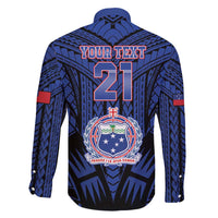 Custom Manu Samoa Sevens Rugby Family Matching Tank Maxi Dress and Hawaiian Shirt Samoan Tribal Tattoo