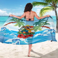 Funny Parrot Margarita Five O'clock Somewhere Sarong